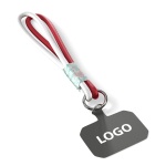 Zapestni pašček z držalom za telefon in vezenim logotipom - slika 6